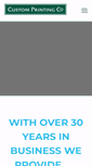 Mobile Screenshot of customprinting.com